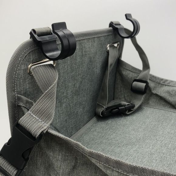 Maliton Collapsible hanging diaper caddy or car organizer- gray - Picture 2 of 6